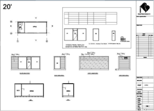 Hot Sale Prefab Shipping Container House 20ft container house