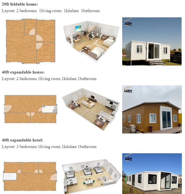 20ft Expandable Container House Prefabricated House