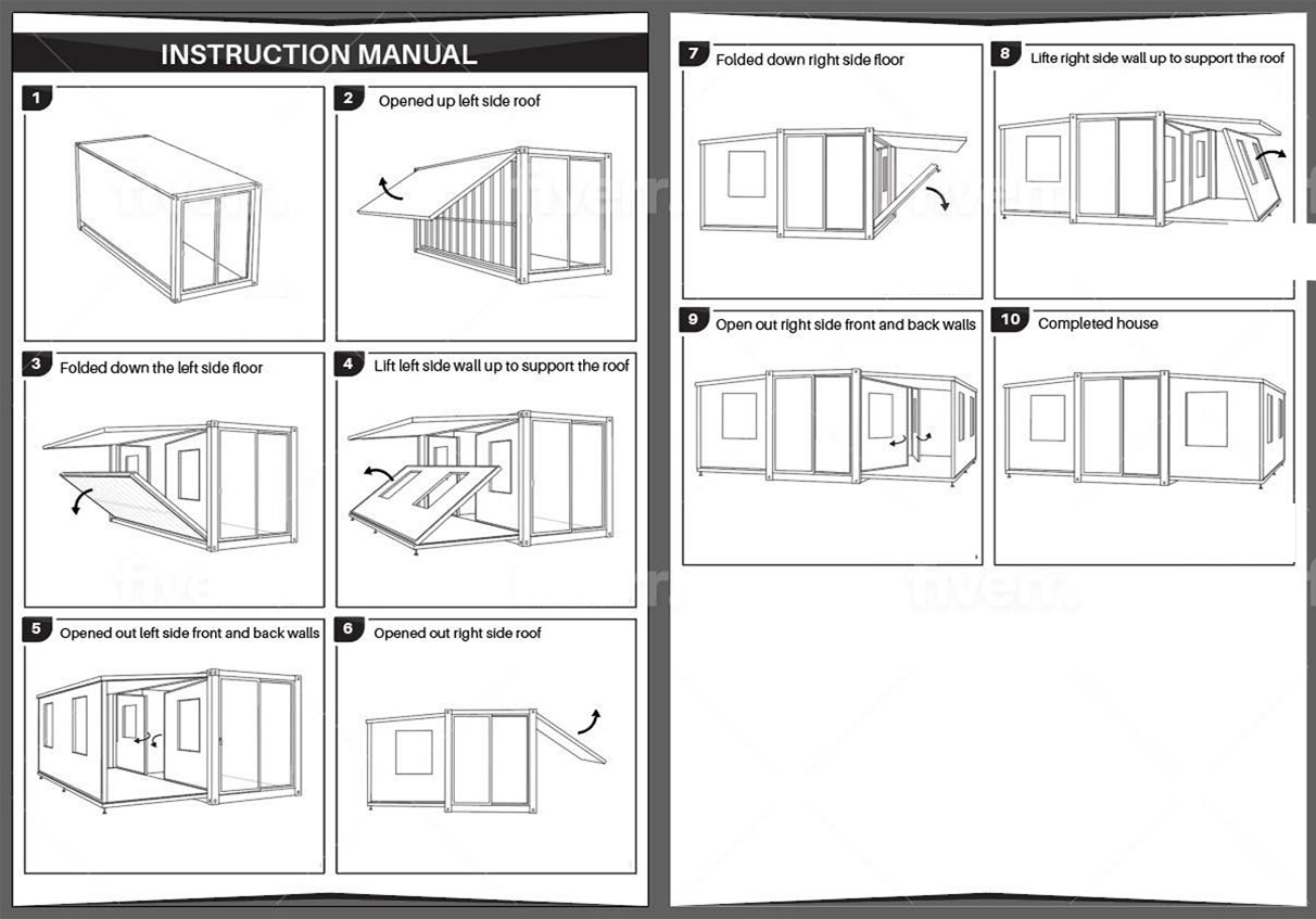 modified container house Converted Shipping Container 20ft Holiday Home Portable House