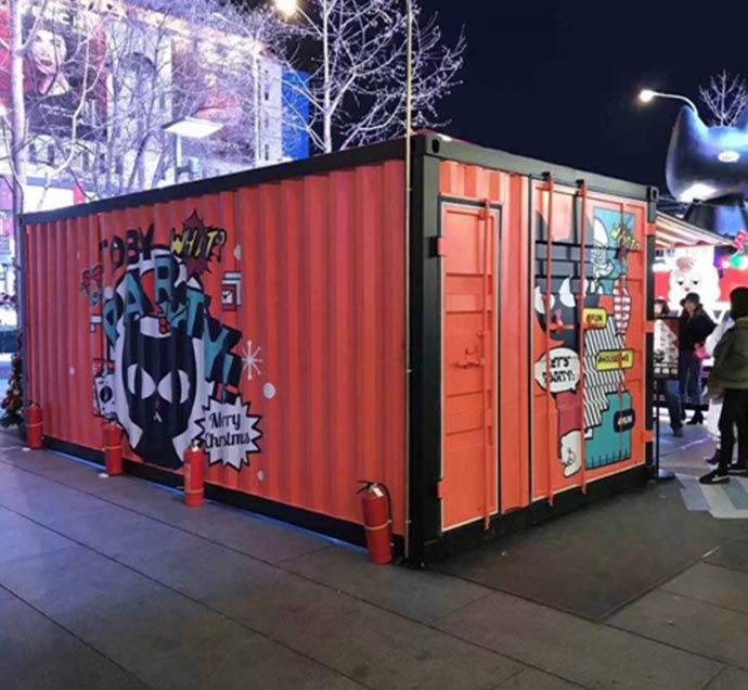 New Design Shipping Container Showroom 20Ft/40Ft Shipping Container House