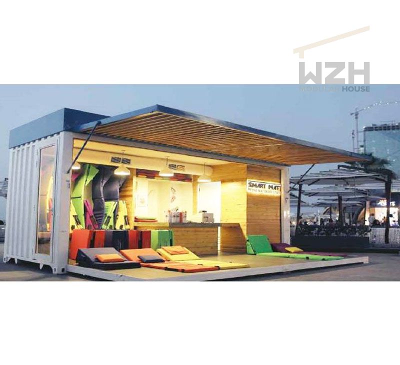 Customized Modern Design prefab 20ft 40ft Container Office Showroom shop
