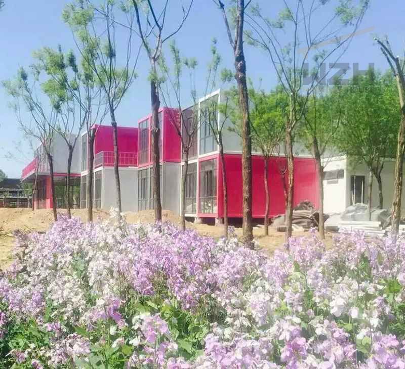 Container Theme Hotel Movable Container House Made From Flat Pack Containers House China