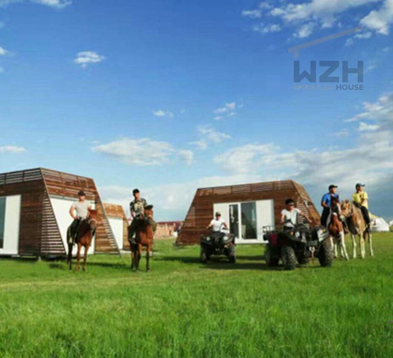 Portable Flat Pack Container House Cottage in Inner Mogolia
