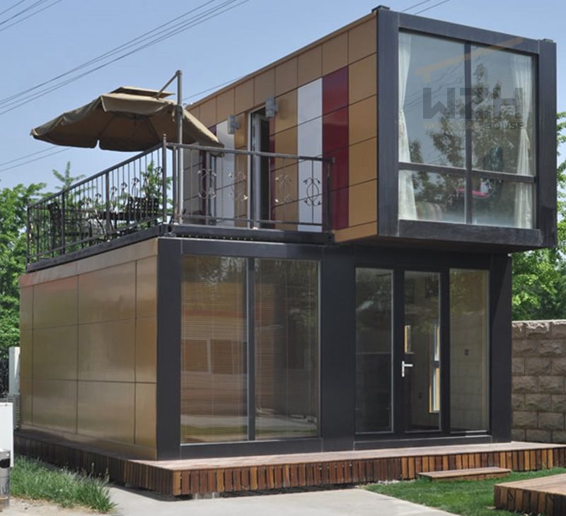 China Supplier Prefab Flat Pack Design Container House For Hotel