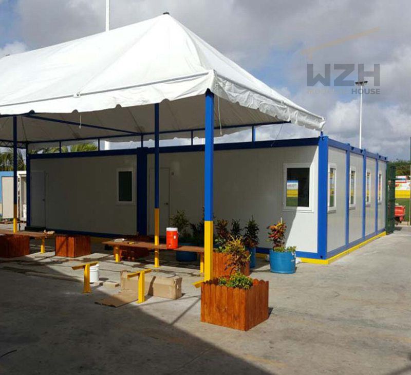 New Design China Flat Pack Container House Prefab Cabin For School