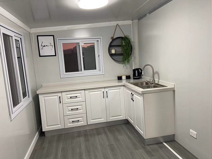 20ft 2 bedroom folding expandable tiny house prefabricated container house 37 sqm