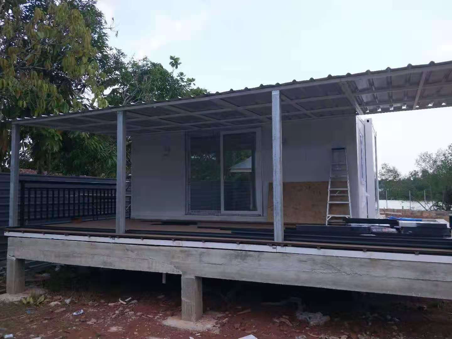 20ft prefabricated expandable container houses quick build movable low cost for sale