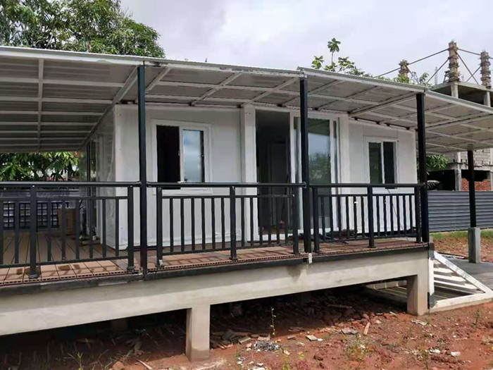 Granny flat 20FT Prefabricated expandable container house Portable building 37sqm 2 bedroom