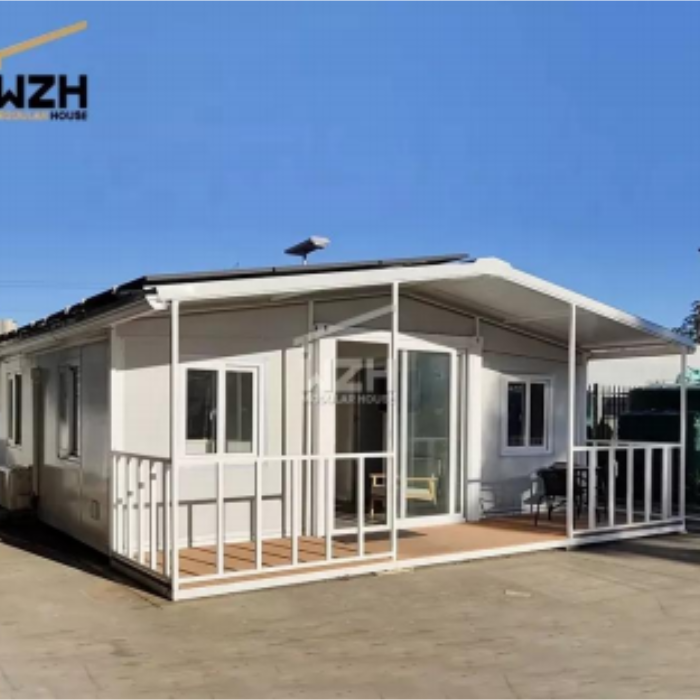 Granny flat 20FT Prefabricated expandable container house Portable building 37sqm 2 bedroom