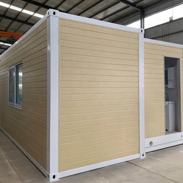 Prefab sliding container house