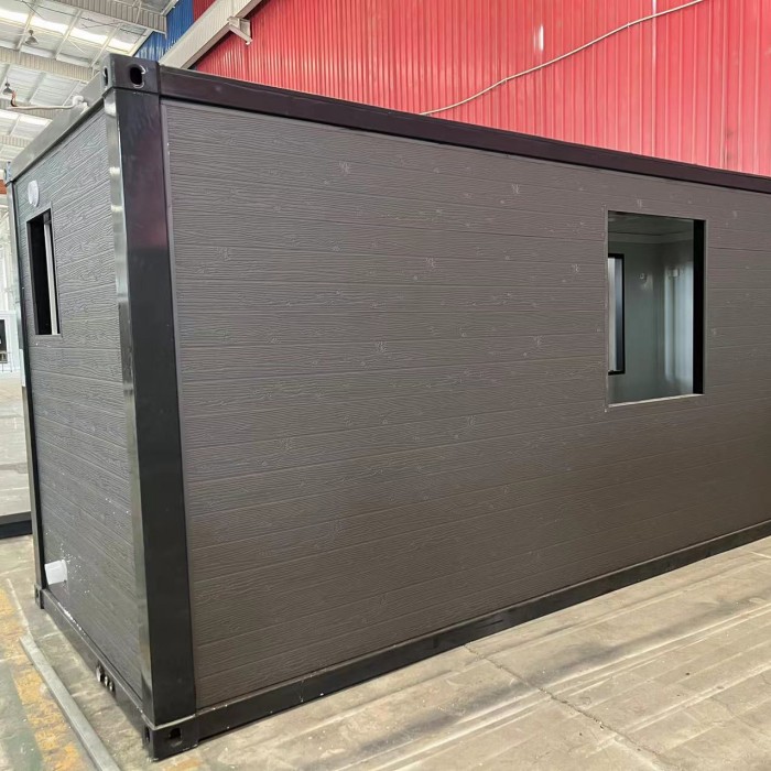 Full standard 20ft studio container House Prefabricated with one kitchen and one bathroom