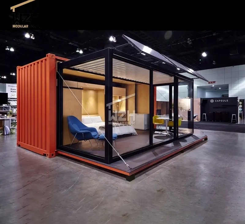 Hot sell 20 feet sliding container house