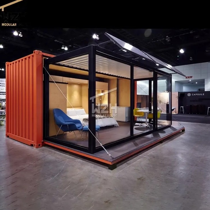 Hot sell 20 feet sliding container house