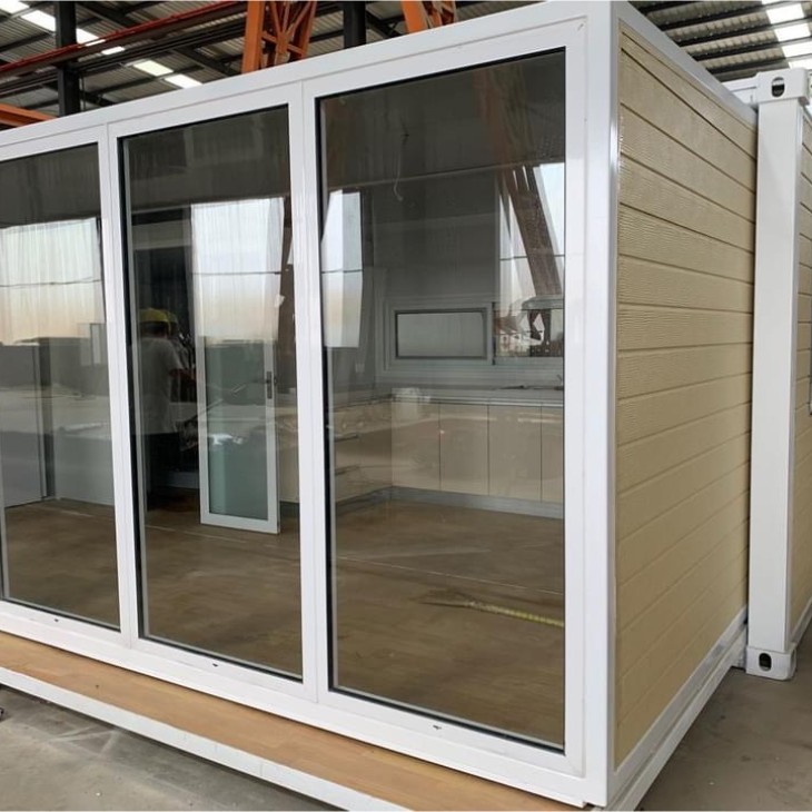 Sliding container house